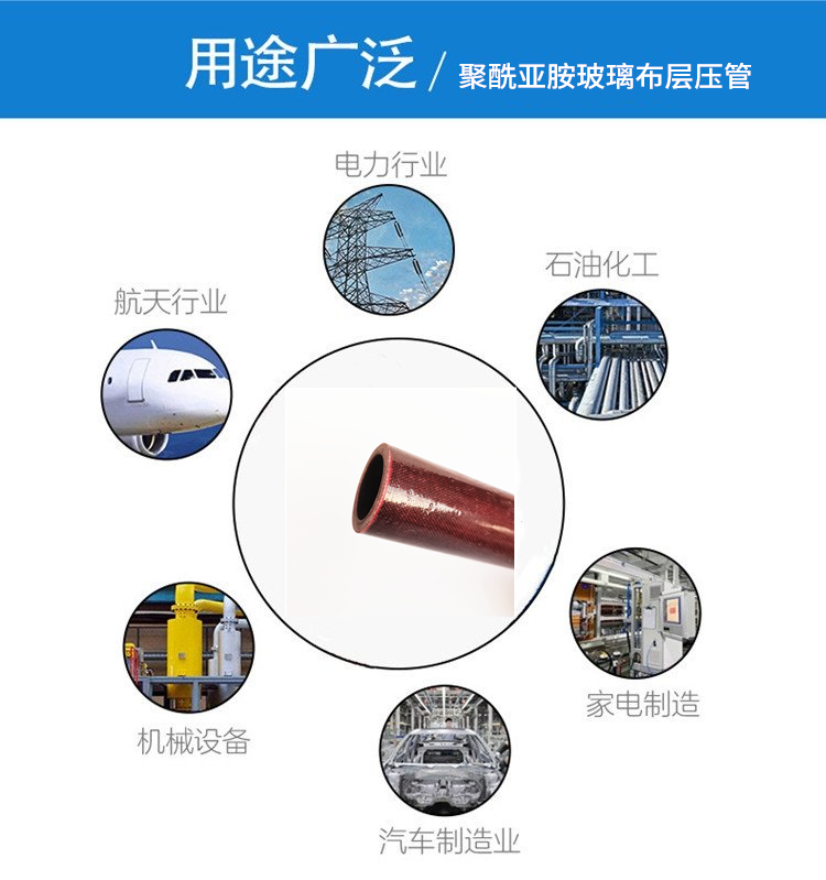聚酰亞胺玻璃布層壓管的行業(yè)應用范圍